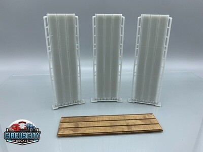 Circus City Decals HO Scale Military Flatcar Decals - ITTX, TOEX, TPDX, TTDX, HTTX, DODX