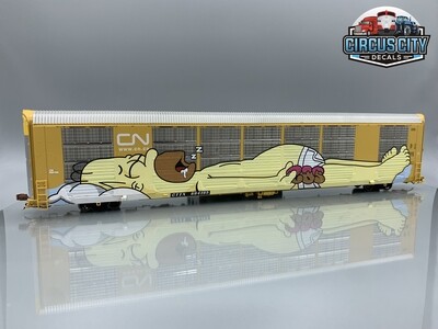 Homer CTTX 694195 Multi-Max Autorack Railroad Graffiti O 1:48 Scale Decal Set