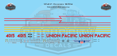 Union Pacific UP SD70m Excursion 4015 N 1:160 Scale