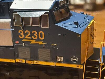 CSX DPU Logos 12" www.csx.com Huntington Overhaul O 1:48 Scale