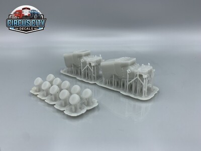Military Joint Light Tactical Vehicle​ JLTV Ambulance N 1:160 Scale Model Kit (QTY 2)