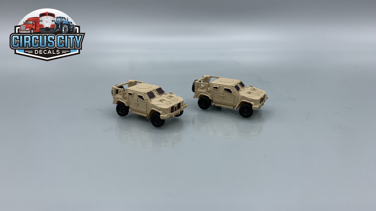 Military Joint Light Tactical Vehicle​ JLTV 4 Door N 1:160 Scale Model Built Up (QTY 2)