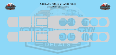 Athearn SD40-2 Anti-Skid Decal Set 1:87 HO Scale