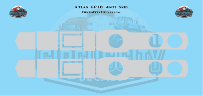 Atlas GP38 Anti-Skid Decal Set 1:87 HO Scale