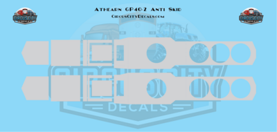 Athearn GP40-2 Anti-Skid Decal Set 1:87 HO Scale