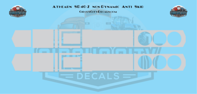 Athearn SD40-2 non-Dynamic Anti-Skid Decal Set 1:87 HO Scale