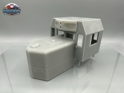 USAT GP7u Topeka Cab/Nose Conversion Kit 3d Printed G 1:29 Scale