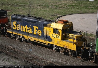 Santa Fe BNSF GP7u G Scale Decal Set USA Trains