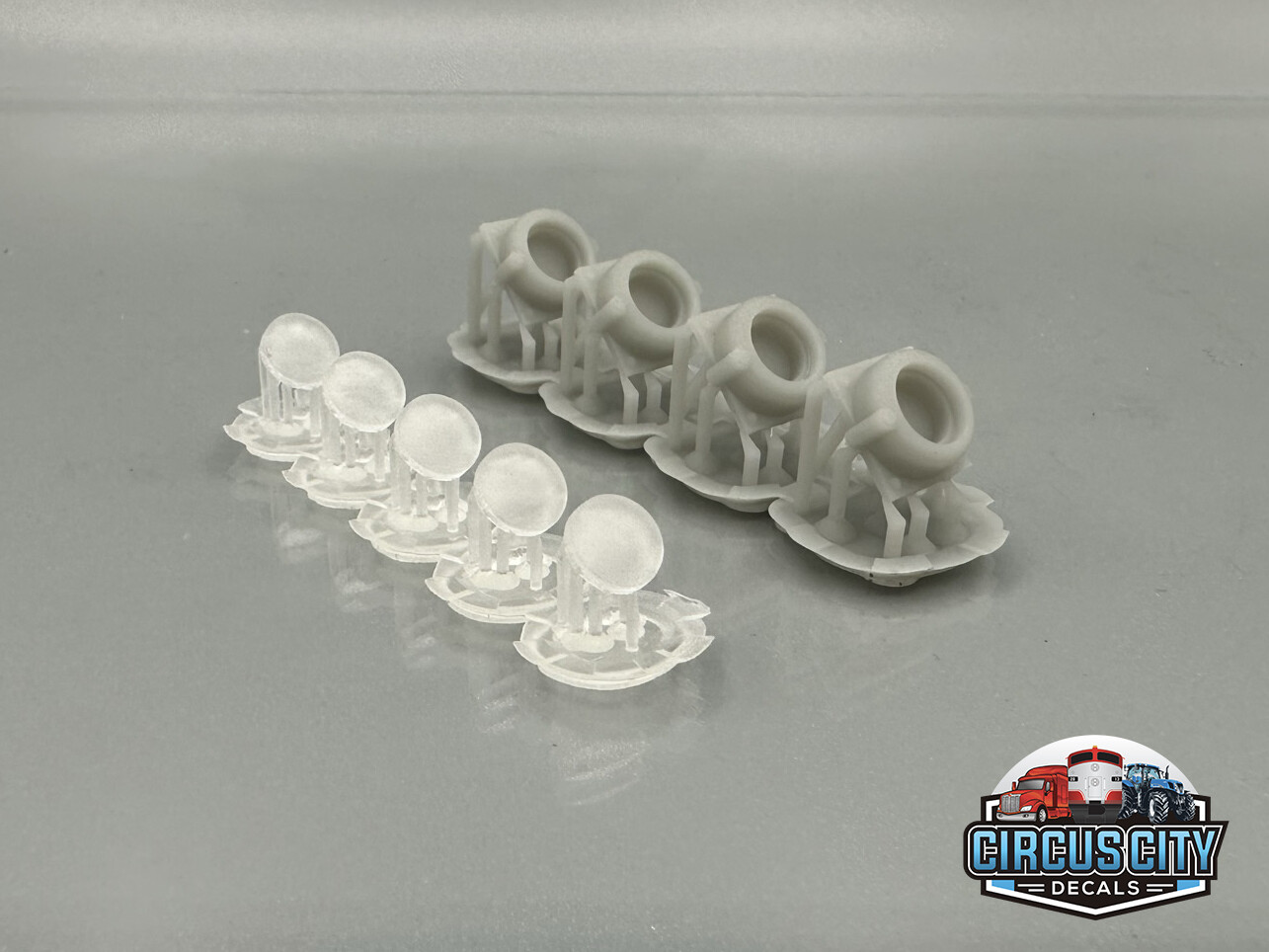 Ditch Light Housing Pilot Mount 1:29 G Scale (QTY 4)