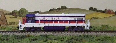 Auto Train U36B Locomotive 4003 4007 N 1:160 Scale