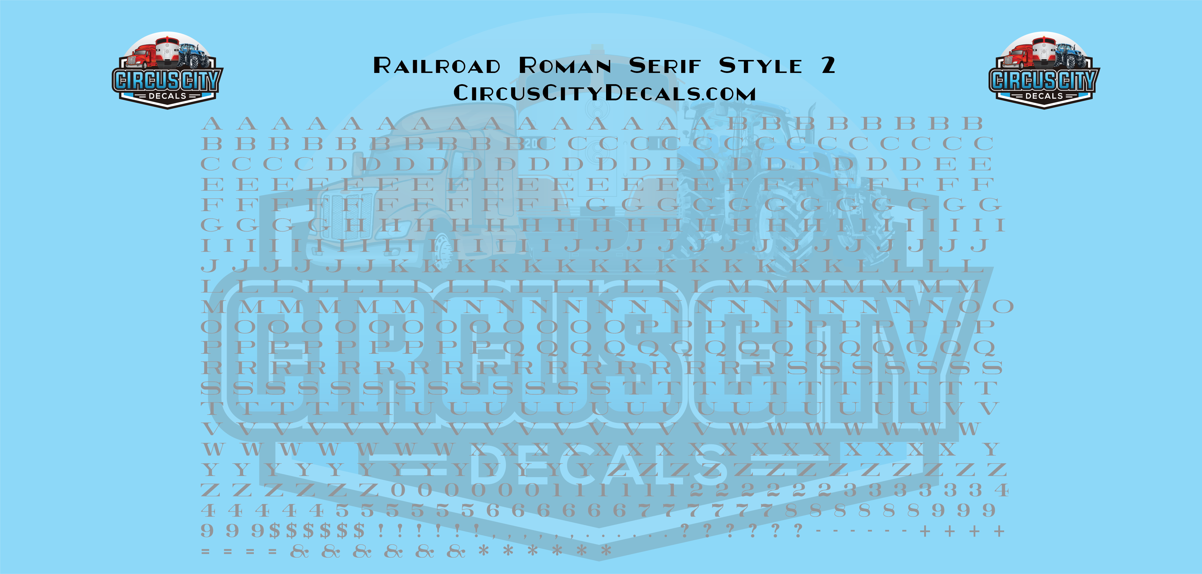 Railroad Roman Serif 2 Alphabet Letters & Numbers 1/16" 1/8" 3/16" 1/4" Water... - Picture 2 of 49