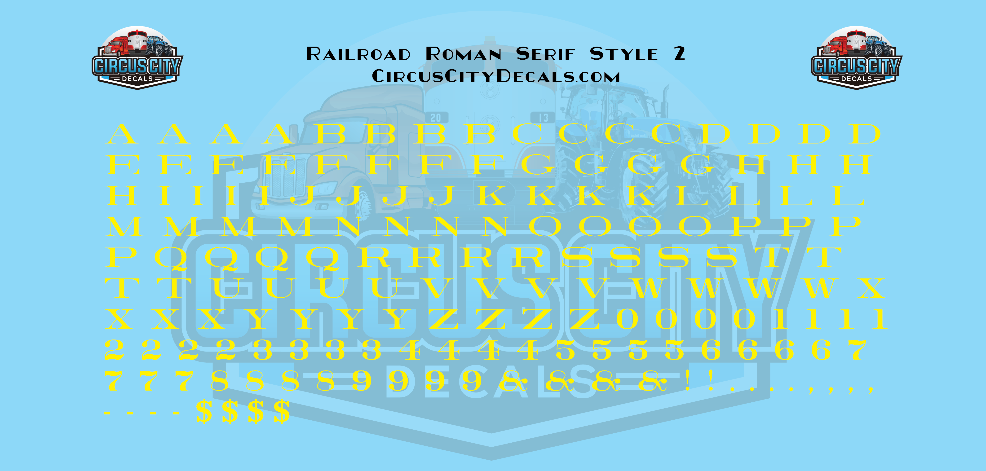 Railroad Roman Serif 2 Alphabet Letters & Numbers 1/16" 1/8" 3/16" 1/4" Water... - Picture 17 of 49