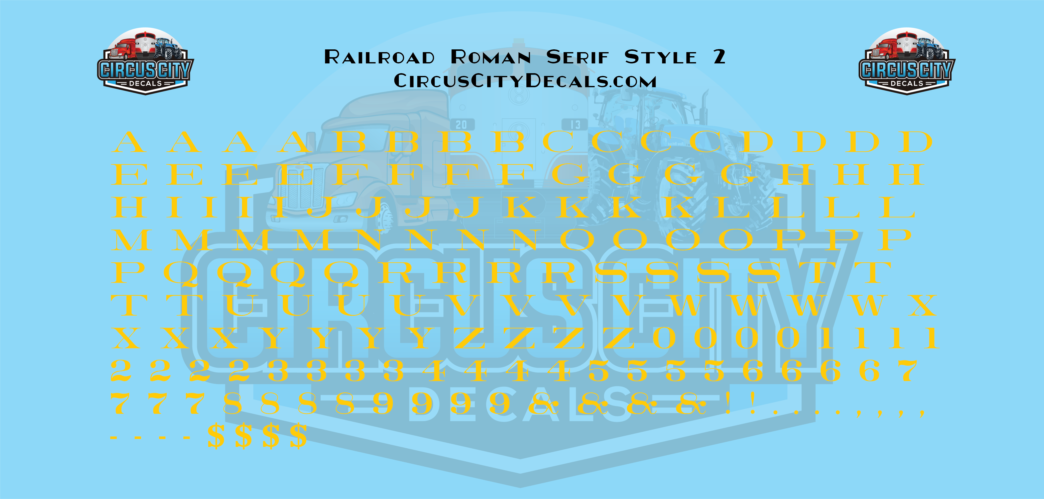 Railroad Roman Serif 2 Alphabet Letters & Numbers 1/16" 1/8" 3/16" 1/4" Water... - Picture 16 of 49