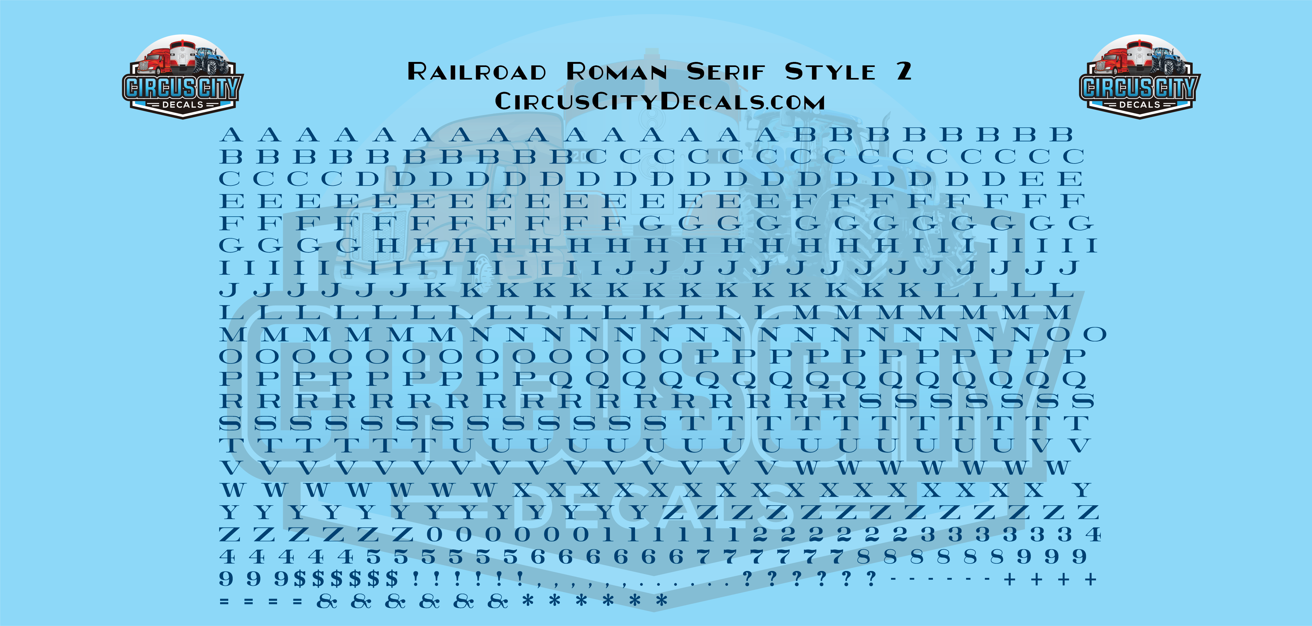 Railroad Roman Serif 2 Alphabet Letters & Numbers 1/16" 1/8" 3/16" 1/4" Water... - Picture 7 of 49