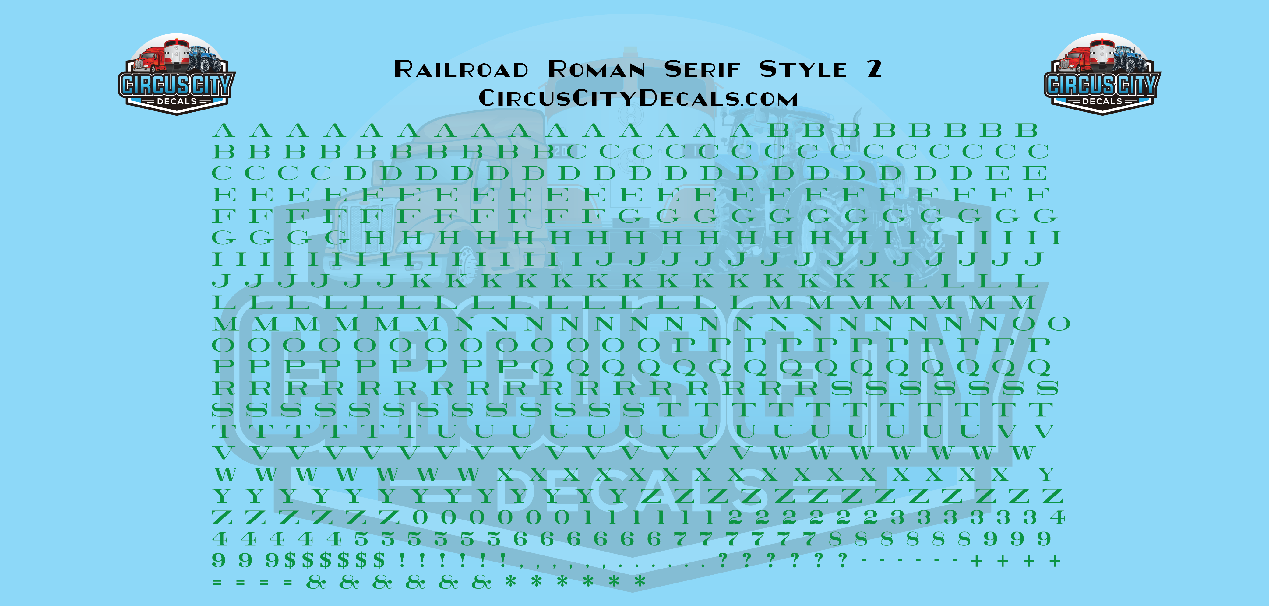 Railroad Roman Serif 2 Alphabet Letters & Numbers 1/16" 1/8" 3/16" 1/4" Water... - Picture 6 of 49