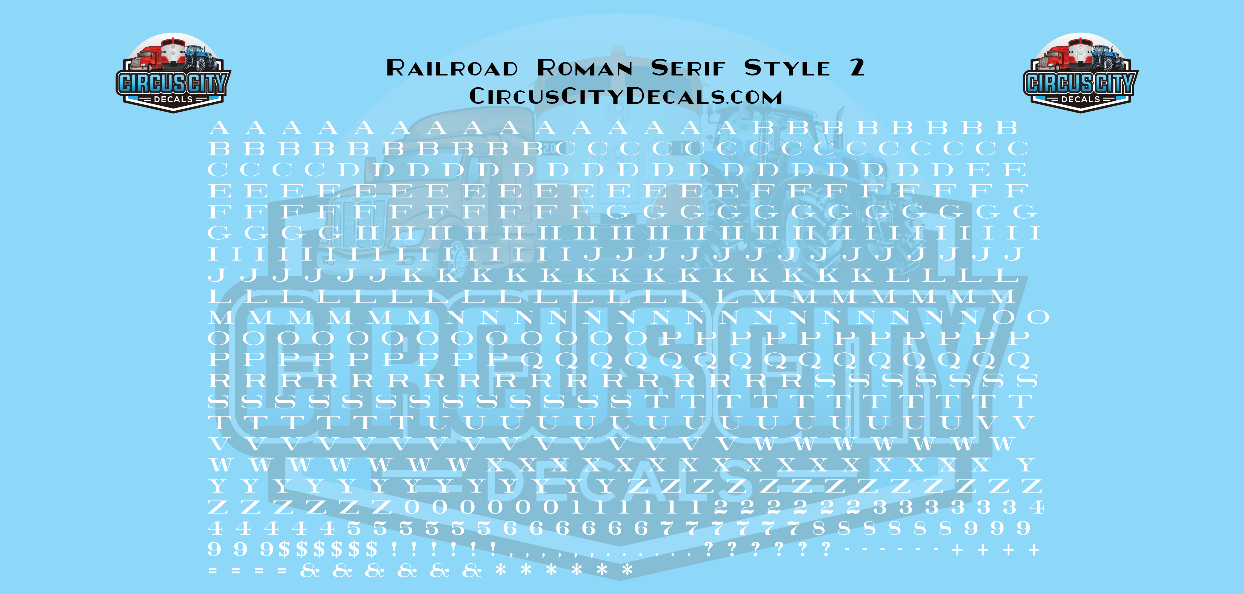 Railroad Roman Serif 2 Alphabet Letters & Numbers 1/16" 1/8" 3/16" 1/4" Water... - Picture 13 of 49