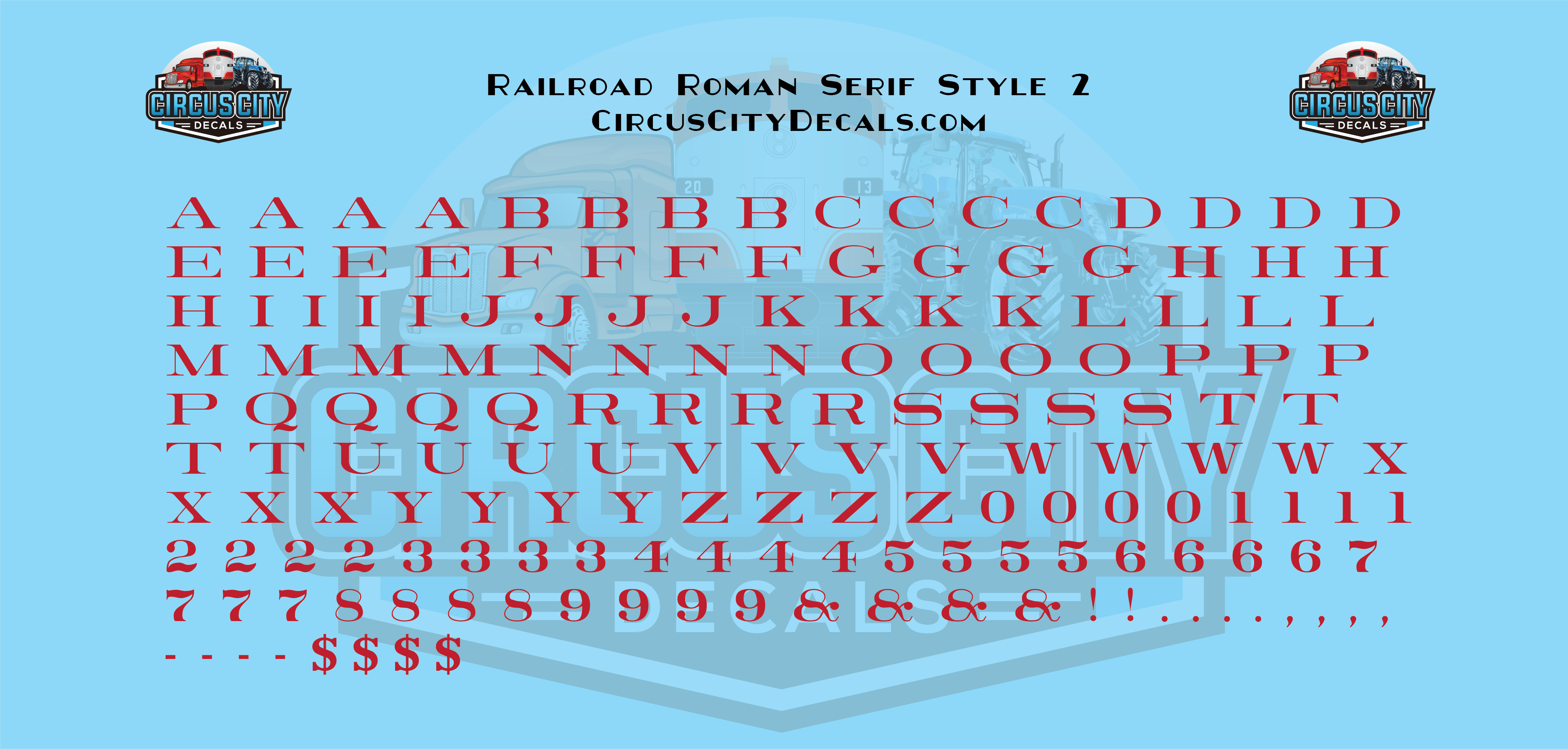 Railroad Roman Serif 2 Alphabet Letters & Numbers 1/16" 1/8" 3/16" 1/4" Water... - Picture 23 of 49