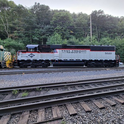 RBMN Reading Blue Mountain &amp; Northern Railroad SD50 HO 1:87 Scale Decal Set