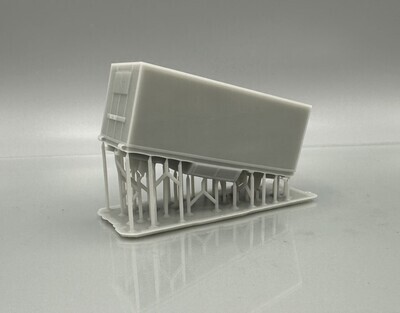 Royal American Shows 20' Carnival Circus Wagon Kit HO Scale