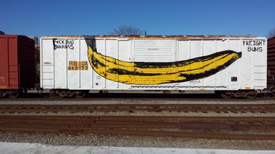 RBOX 34372 Banana Graffiti HO 1:87 Scale Decal Set