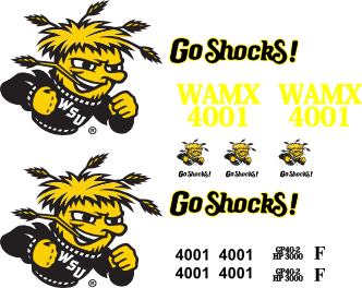 WAMX Kansas &amp; Oklahoma Railroad WSU WuShock 4001 GP40-2LW HO Scale