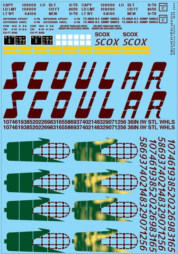 Scoular 59&#39; Cylindrical Hopper SCOX G 1:29 Scale