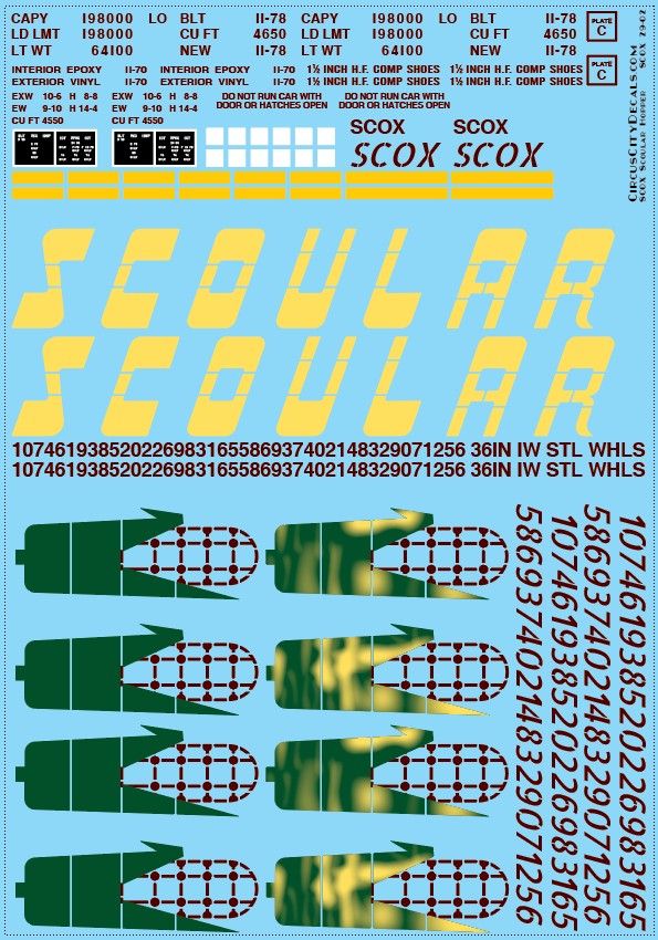 Scoular 59&#39; Cylindrical Hopper SCOX G 1:29 Scale