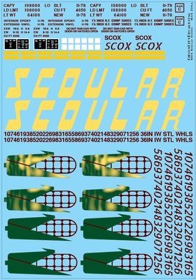 Scoular 59&#39; Cylindrical Hopper SCOX G 1:29 Scale