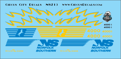NS Norfolk Southern AC44C6M Rebuild 4000 4001 Original Set HO Scale