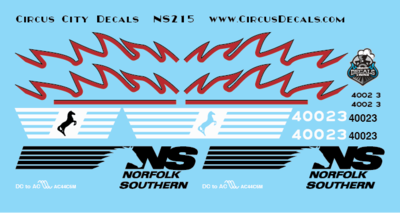 NS Norfolk Southern AC44C6M Rebuild 4002 4003 Set HO Scale