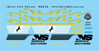 NS Norfolk Southern AC44C6M Rebuild 4000 4001 Set N Scale