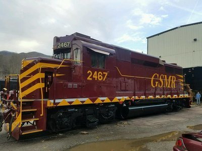 Great Smoky Mountain Railroad GP30 2467 N Scale Decal Set