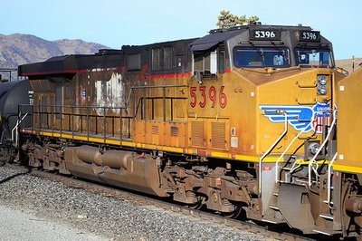 Union Pacific ES44 Faded Flags HO Scale Decals