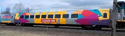 VIA Bombardier 3476 HO Scale Decal Set