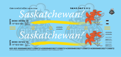 Saskatchewan! Grain Hopper SKNX SKPX Decal Set O 1:48 Scale