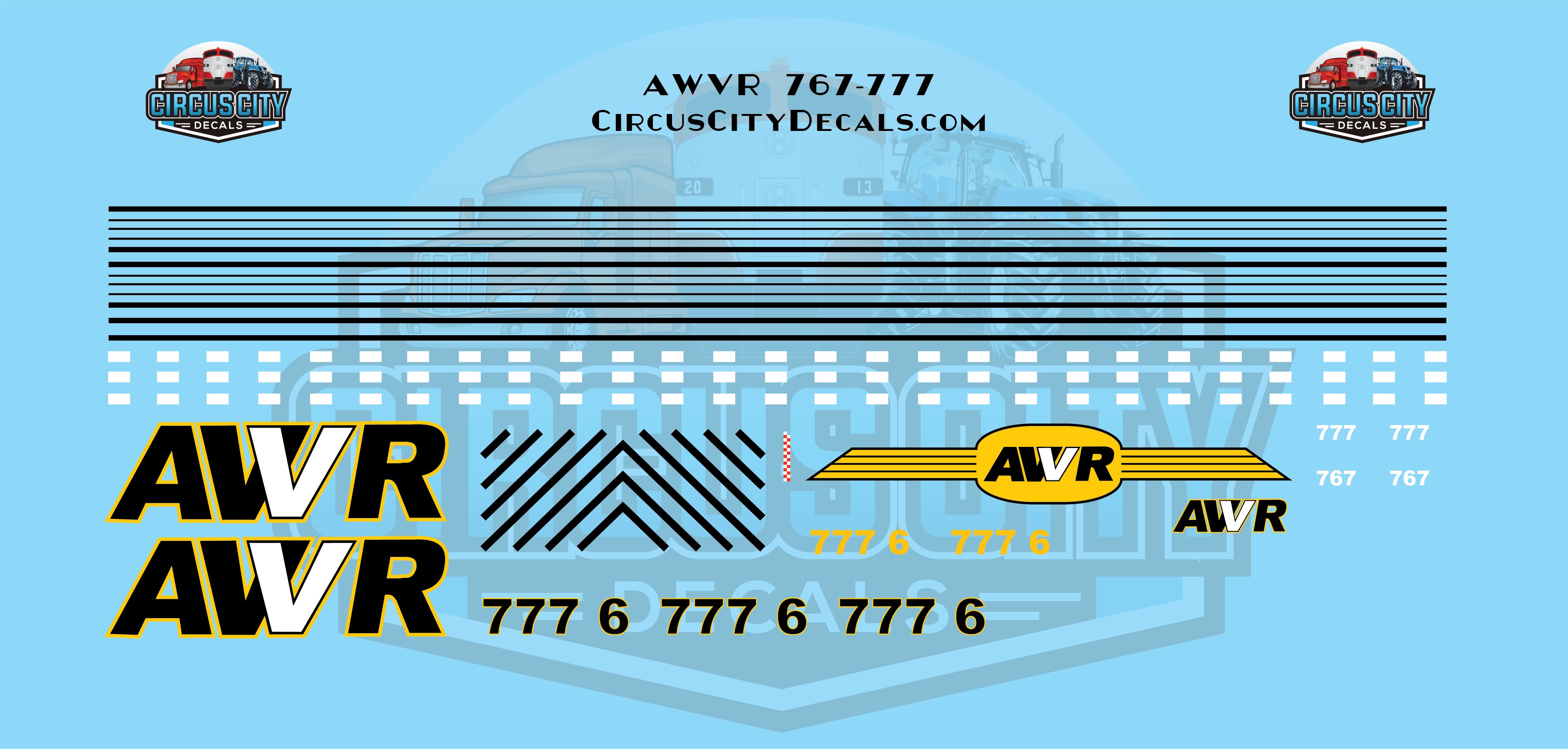 AWVR Unstoppable Movie 767/777 AC4400 Dash 9 G 1:29 Scale img