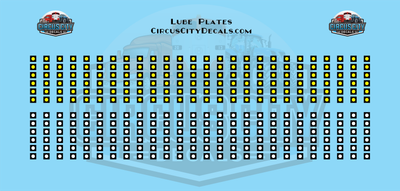 Wheel Inspection Dots HO 1:87 Scale Decal Set