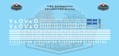 V&amp;O Virginian and Ohio Railroad Locomotive Set HO 1:87 Scale