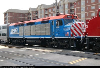 Metra METX F40C HO Scale Decal Set