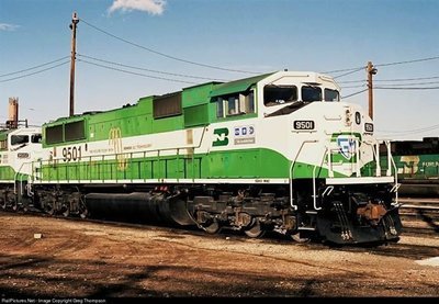 BN Burlington Northern SD60MAC EMD Demo Unit HO Scale