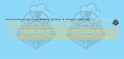 Lake Superior Terminal &amp; Transfer NW2/SW1200 N Scale Decal Set