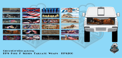 RPS Ford F Series Tailgate Wrap Graphics S scale