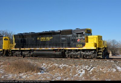 St. Croix Valley SD40M-2 GP8 GP9 SCXY The Skally Line Decal Set