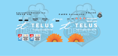 VIA Telus F40PH N Scale