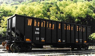 Wheeling &amp; Lake Erie 3 Bay Hopper HO Scale Decal Set
