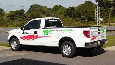 UHaul RPS Pickup Truck Decal Set HO Scale