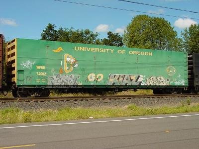 W&amp;P OSU DUCKS Woodchip Car HO Scale Decal Set