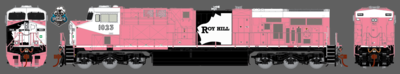 Roy Hill ES44 HO Scale Decal Set