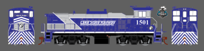 Lake State Railway MP15 Locomotive Decals HO Scale