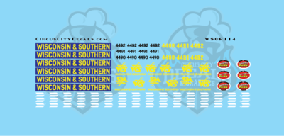 Wisconsin &amp; Southern Railroad WSOR GP9 Something Special Scheme N Scale